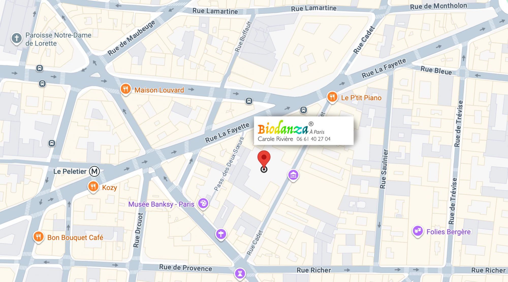 9 rue Cadet 75009 PARIS
